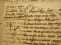 Note marginale pour un inventaire de biens